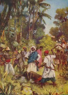 Slave-Driving in Central Africa 1924