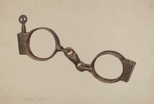Slave Handcuffs, c. 1938. Creator: Stanley Mazur