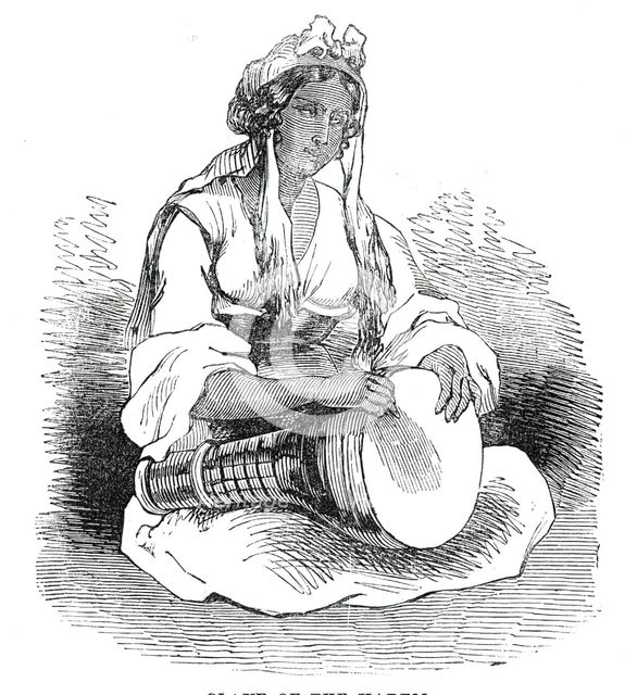 Slave of the harem, 1844. Creator: Unknown.