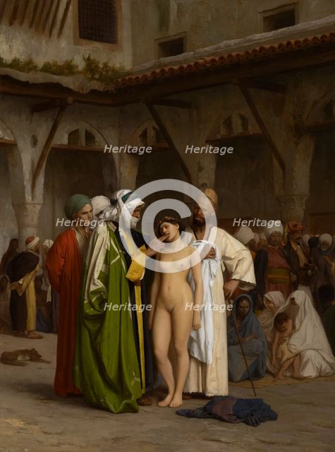 Slave Market, 1866. Creator: Jean-Leon Gerome.