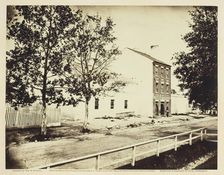Slave Pen, Alexandria, Virginia, August 1862. Creator: William R. Pywell