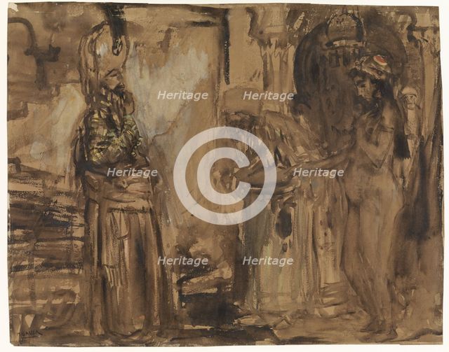 Slave trader, 1877-1919. Creator: Marius Bauer.