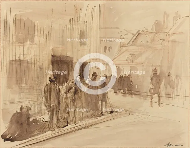 Slavery in the North, c. 1914/1919. Creator: Jean Louis Forain.