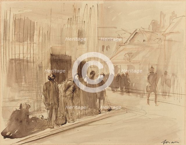 Slavery in the North, c. 1914/1919. Creator: Jean Louis Forain.