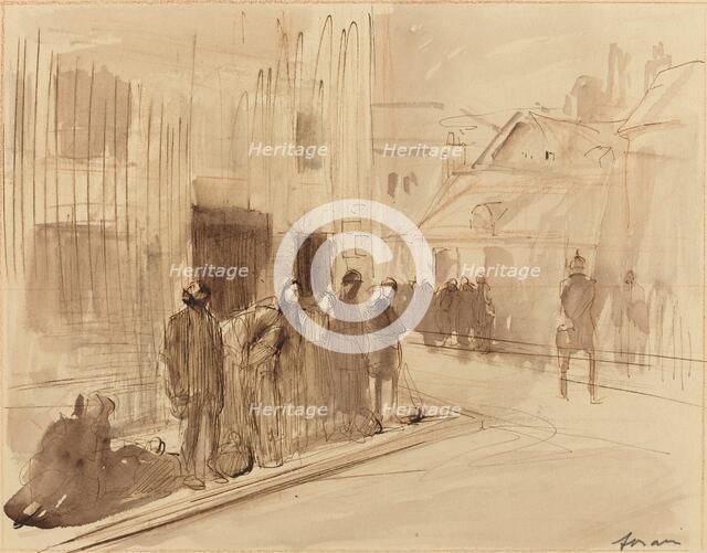 Slavery in the North, c. 1914/1919. Creator: Jean Louis Forain.