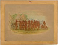 Slaves Dance - Saukie, 1861. Creator: George Catlin