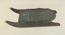 Sled, c. 1940. Creator: Wayne White