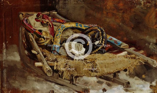 Sledge, study. Creator: Vasily Maksimov.