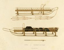 Sledges, 1856. Creator: Ivan Dem'ianovich Bulychev