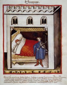 Sleep, 14th century. Creator: Unknown
