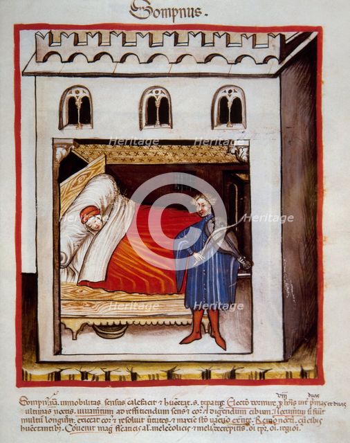 Sleep, 14th century.  Creator: Unknown.