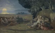 Sleep, ca. 1867-70. Creator: Pierre Puvis de Chavannes