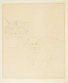 Sleep Escaping from the Wrath of Zeus, n.d. Creator: John Flaxman