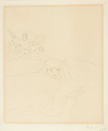 Sleep Escaping from the Wrath of Zeus, n.d. Creator: John Flaxman