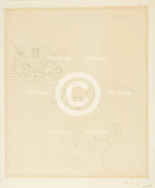 Sleep Escaping from the Wrath of Zeus, n.d. Creator: John Flaxman.