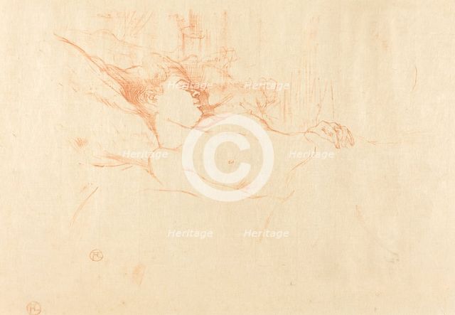 Sleep (Le sommeil), 1896. Creator: Henri de Toulouse-Lautrec.