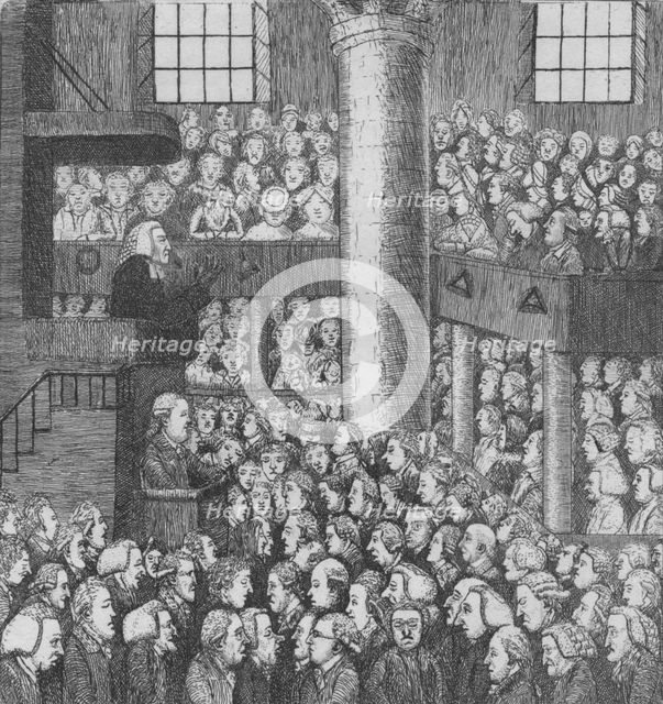 'Sleepy Congregation', 1785. Artist: John Kay.