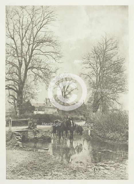 Sleepy Hollow, c. 1889, printed 1889. Creator: Joseph Gale.