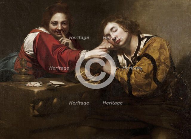 Sleeper Awakened by a Young Woman with Fire, early 1620s. Creator: Nicolas Regnier.