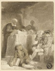 Sleeping Congregation, 1764/1822. Creator: John Thurston