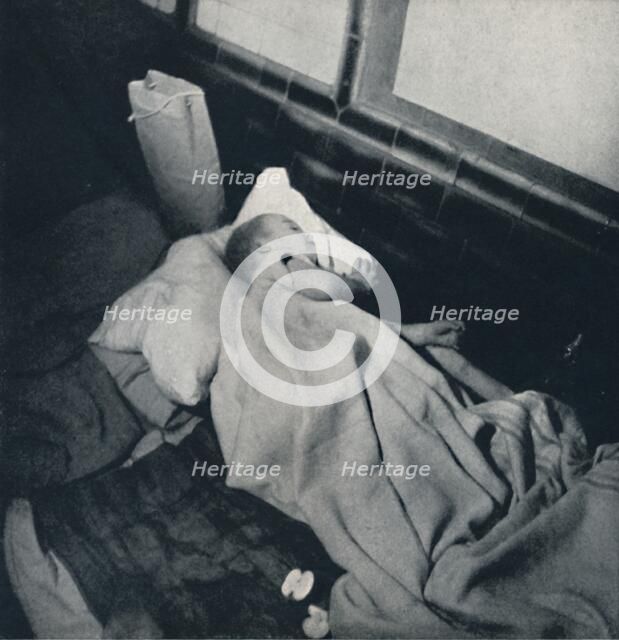 'Sleeping baby', 1941. Artist: Cecil Beaton.