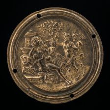 Sleeping Bacchante and Satyrs, 1505 or after. Creator: Pseudo Antonio da Brescia