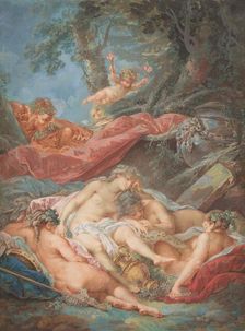 Sleeping Bacchantes, 3rd quarter of the 18th century. Creator: Jacques Charlier