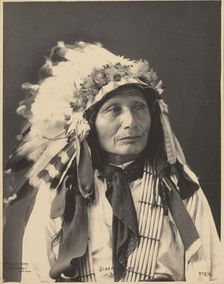 Sleeping Bear, Sioux, 1898. Creators: Adolph F. Muhr, Frank A. Rinehart