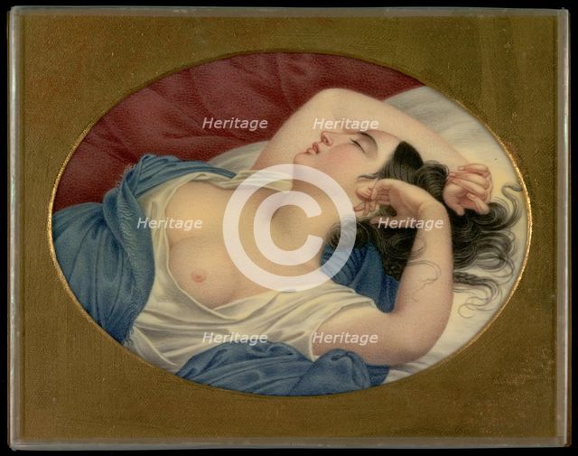 Sleeping Beauty, ca. 1850. Creator: Henry Brintnell Bounethea.