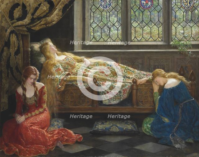 Sleeping Beauty. Creator: Collier, John (1850-1934).