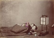 Sleeping Beauties, 1868. Creator: Felice Beato