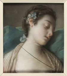 Sleeping Girl, c.1750. Creator: Pietro Rotari