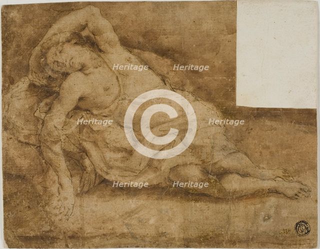 Sleeping Figure, n.d. Creator: Unknown.