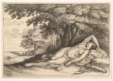 Sleeping Huntress, 1625-77. Creator: Paulus Potter