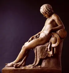 Sleeping Shepherd Boy, 1818. Creator: John Gibson