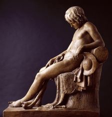 Sleeping Shepherd Boy, 1818. Creator: John Gibson