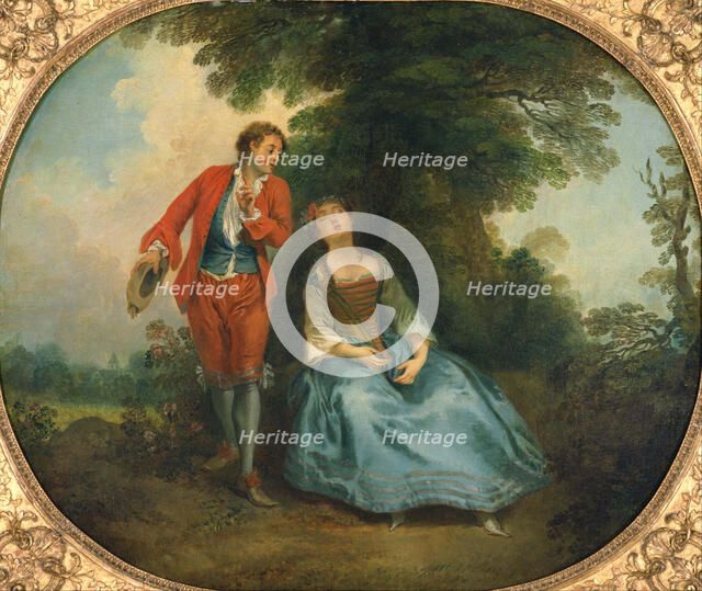 Sleeping Shepherdess, ca 1730. Artist: Lancret, Nicolas (1690-1743)