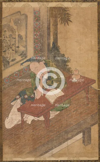 Sleeping Poet, 18th century. Creator: Unknown.