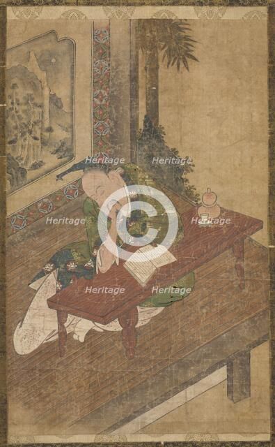 Sleeping Poet, 18th century. Creator: Unknown.