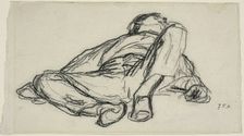 Sleeping Peasant, c. 1865. Creator: Jean Francois Millet