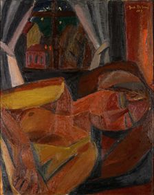 Sleeping woman, 1919. Creator: Gustave De Smet