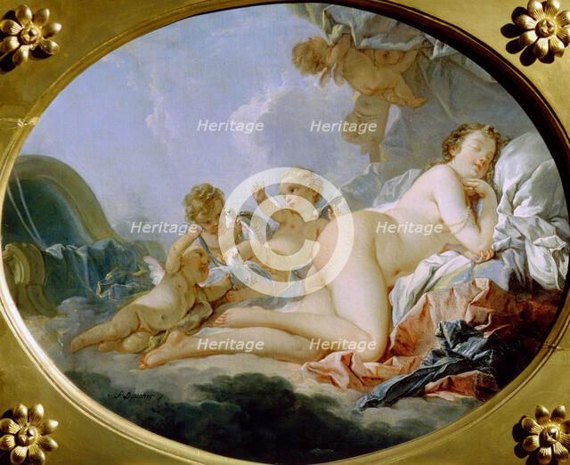 'Sleeping Venus', 18th century.  Artist: François Boucher