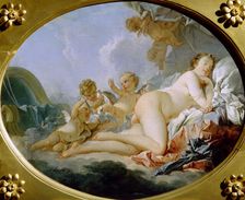 Sleeping Venus 18th century. Artist: François Boucher