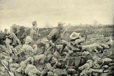 Sleepless Mafeking - Hot Work in the Trenches 1900. Creator: Richard Caton Woodville II