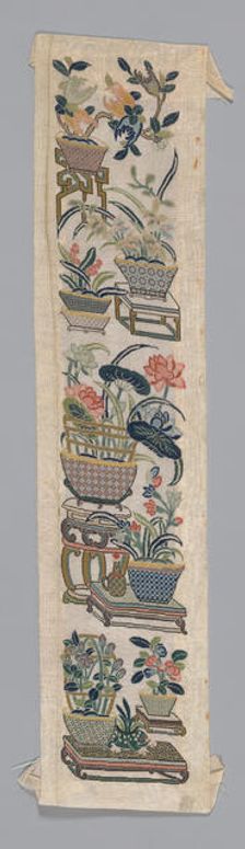 Sleeve Band, China, Qing dynasty (1644-1911), 1875/1900. Creator: Unknown