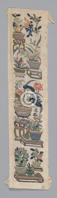 Sleeve Band, China, Qing dynasty (1644-1911), 1875/1900. Creator: Unknown.