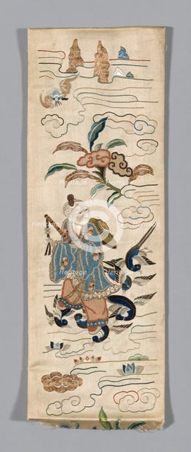 Sleeve band, China, Qing dynasty (1644-1911), 19th century. Creator: Unknown.