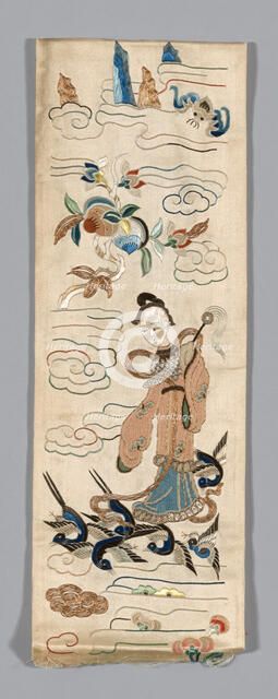 Sleeve band, China, Qing dynasty (1644-1911), 19th century. Creator: Unknown.