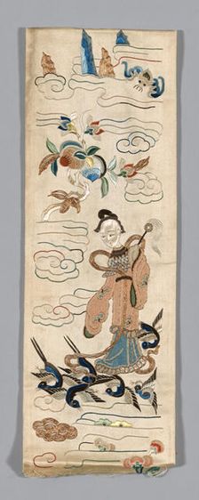 Sleeve band, China, Qing dynasty (1644-1911), 19th century. Creator: Unknown