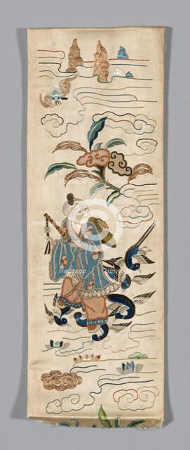 Sleeve band, China, Qing dynasty (1644-1911), 19th century. Creator: Unknown.